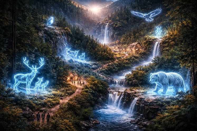 Doğa Hologram Gösterisi